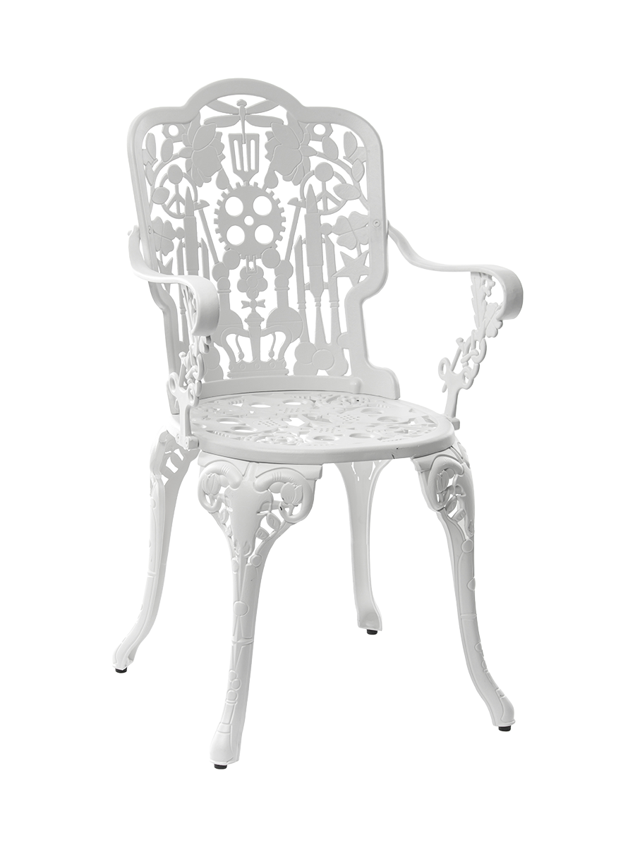 
Fauteuil d'extérieur design « Industry » - Blanc