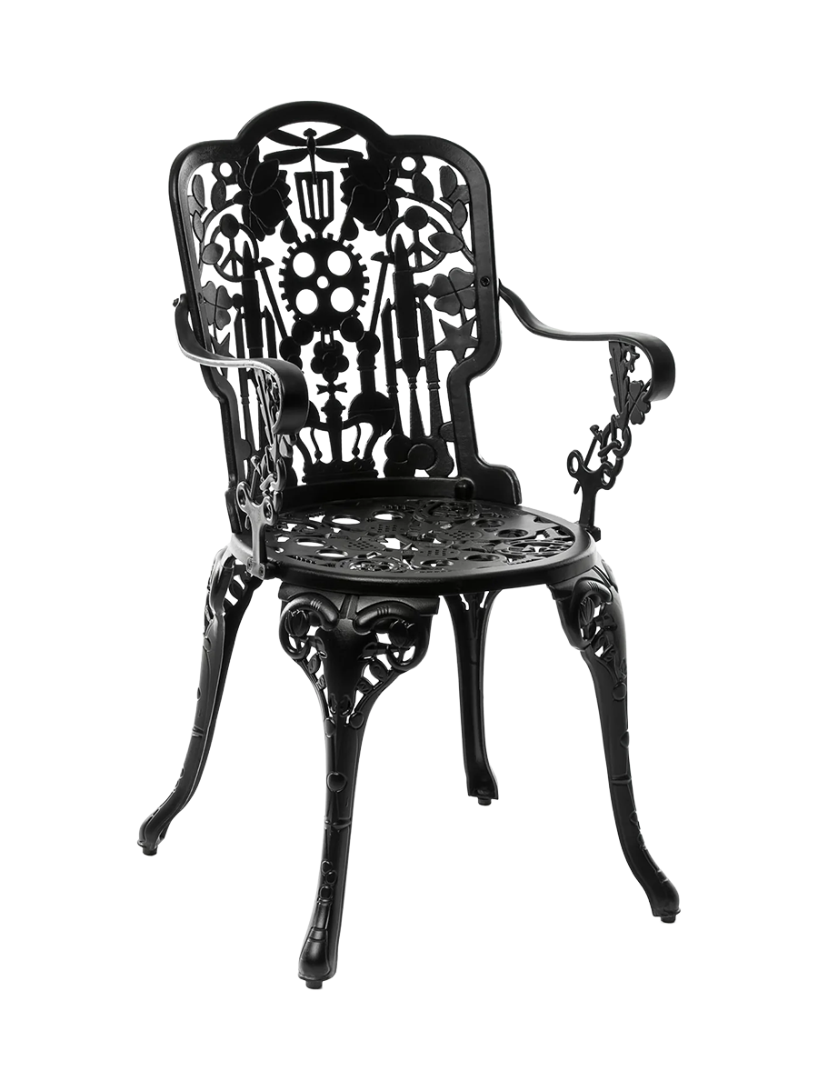 
Fauteuil d'extérieur design « Industry » - Noir