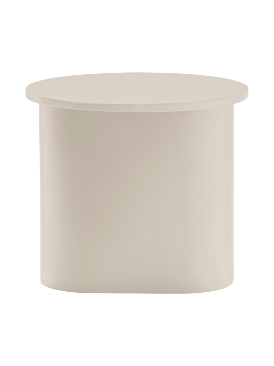 
Table d'appoint ronde design « Totem » Ø 50 x 44 cm - Sable
