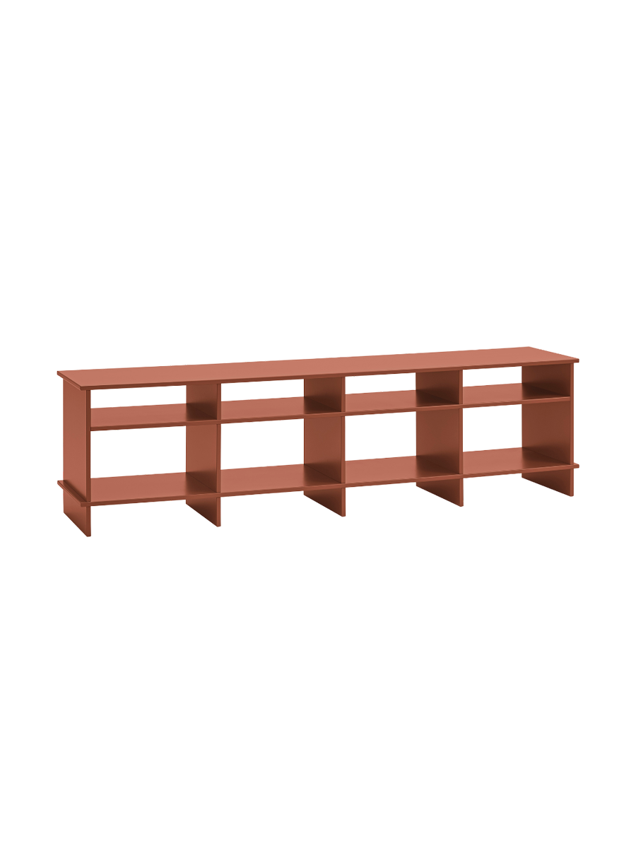 
Design Lowboard & Regal „Inari“ 180 x 50 cm - Brick