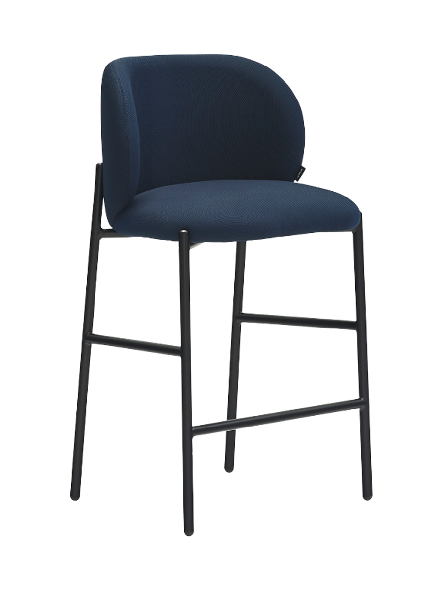 
Premium Barstuhl „Mogi“ - Dunkelgrau / Sitzhöhe 75 cm