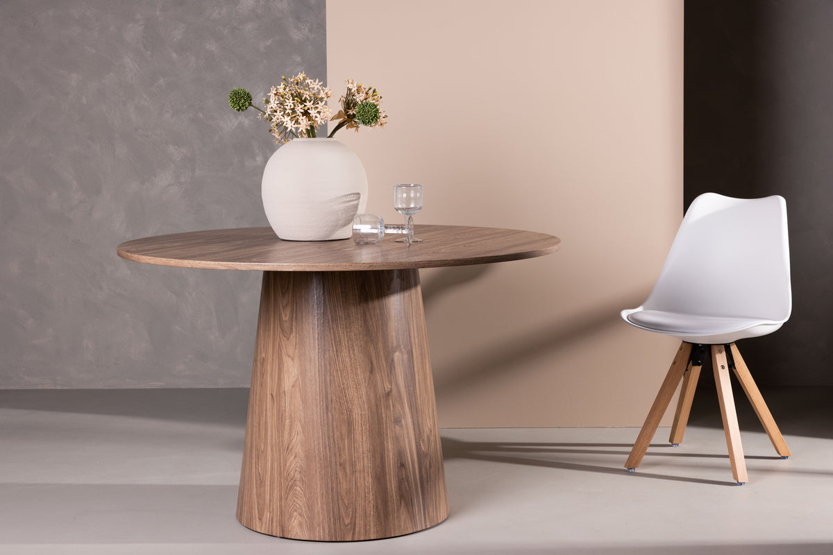 
Tavolo da pranzo rotondo „Lanzo“ Ø 120 cm - Braun