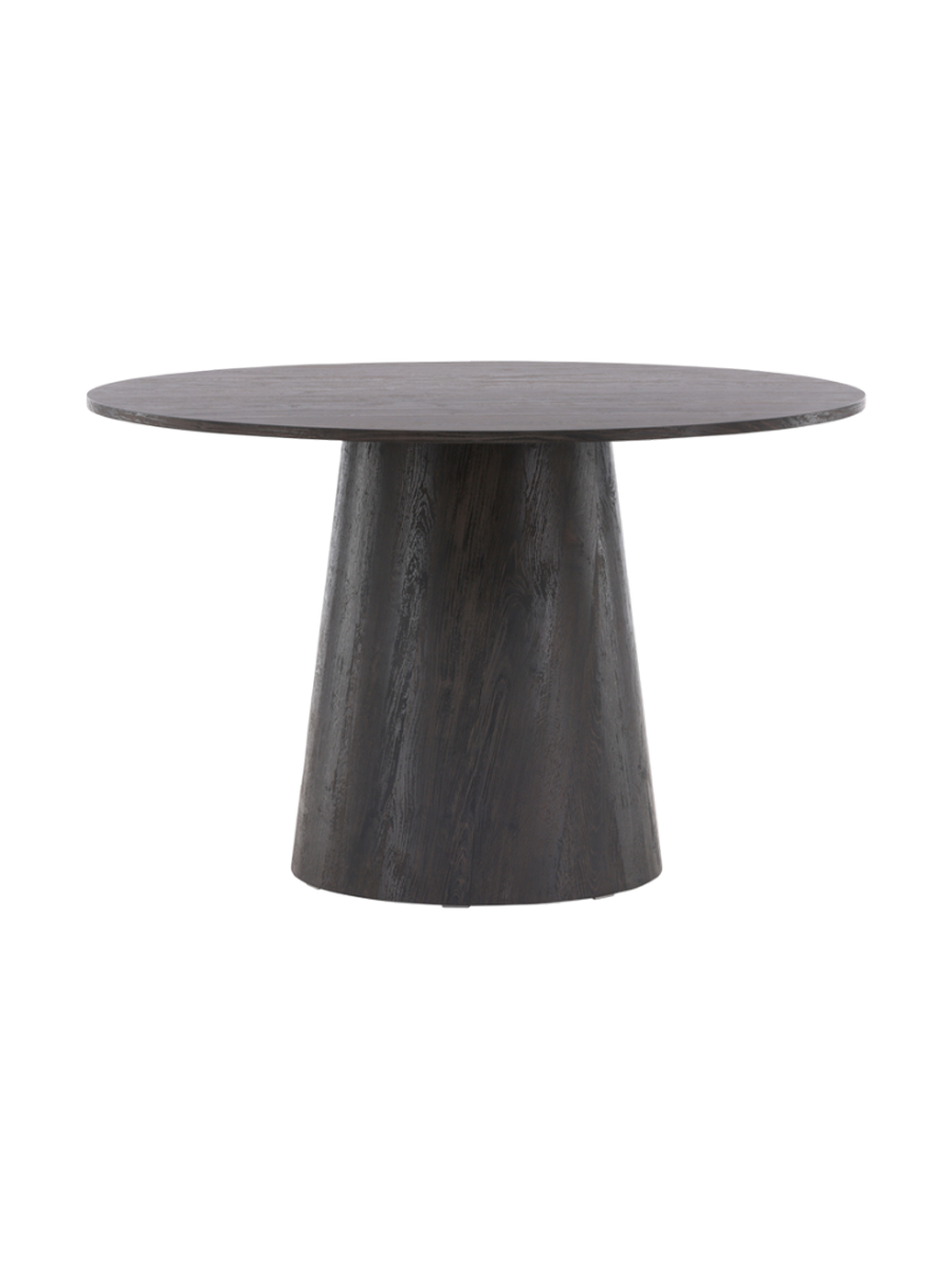 
Tavolo da pranzo rotondo „Lanzo“ Ø 120 cm - Mocca