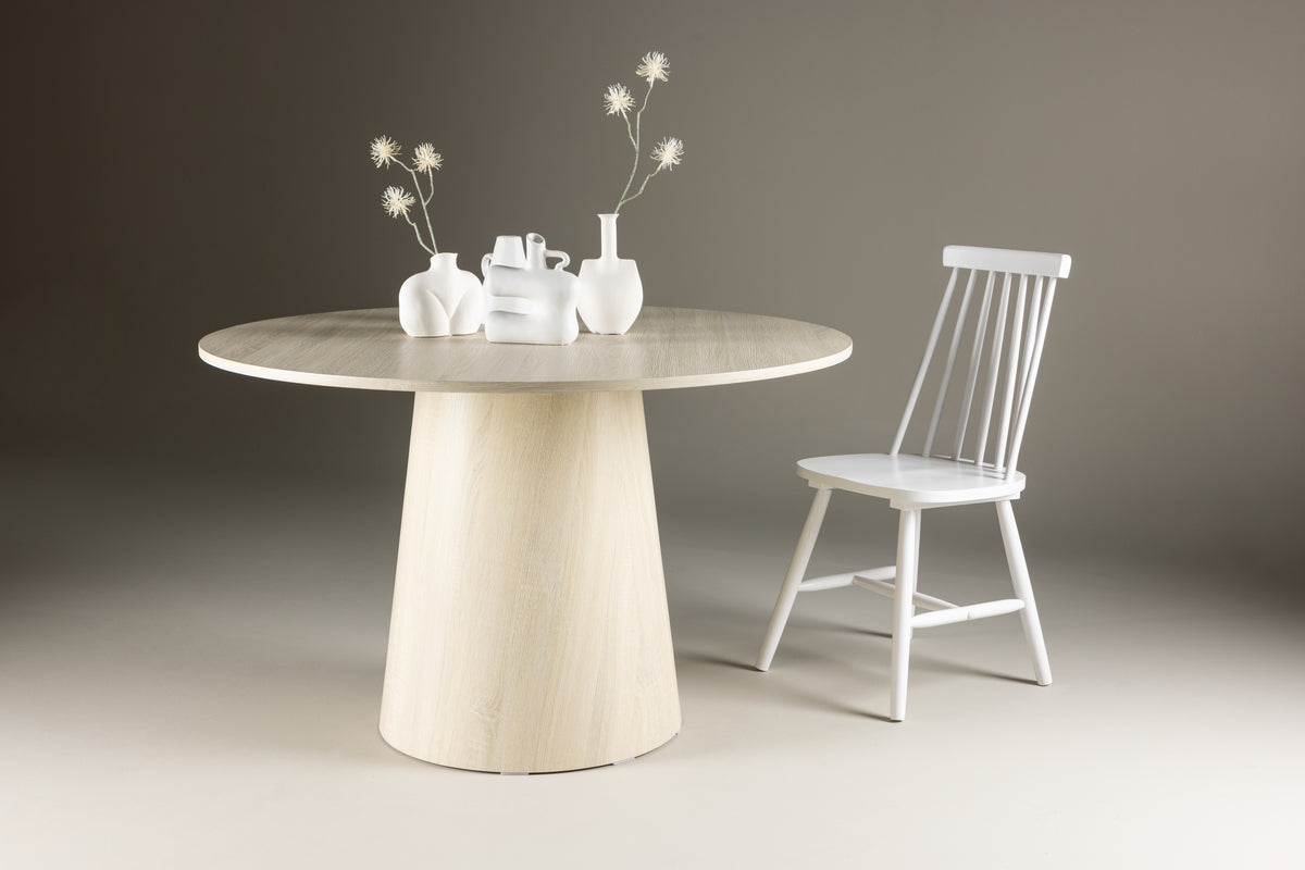 
Tavolo da pranzo rotondo „Lanzo“ Ø 120 cm - Imbiancatura