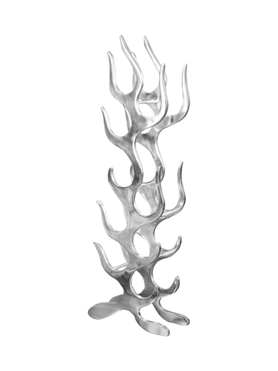 
Aluminium Weinregal „Flammen“