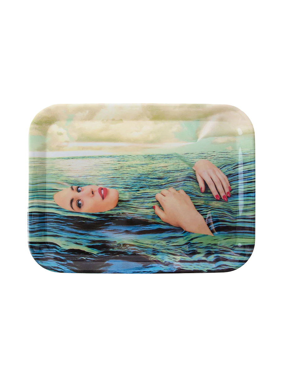 
Design Serving Tray "Toiletpaper Seagirl"