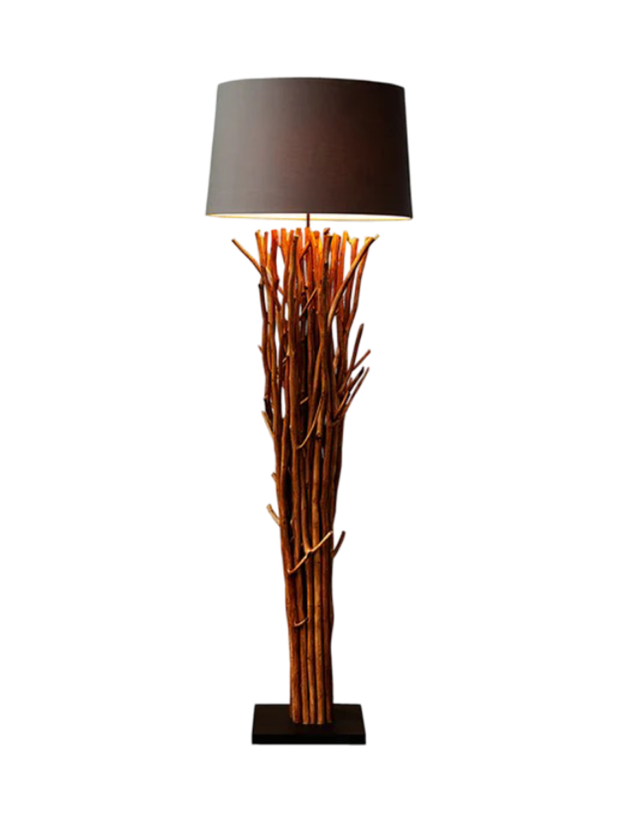 
Handmade Floor Lamp "Elefantis" - Black