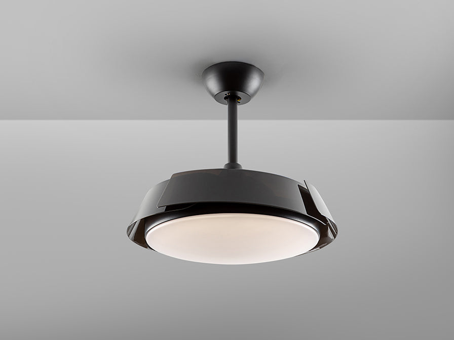 
Ventilateur de plafond haut de gamme et plafonnier LED « Enzo » avec télécommande