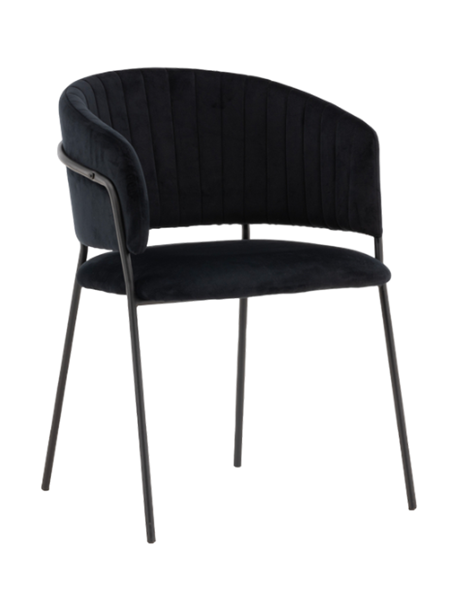 
Chaise de salle à manger design « Selma » avec accoudoirs