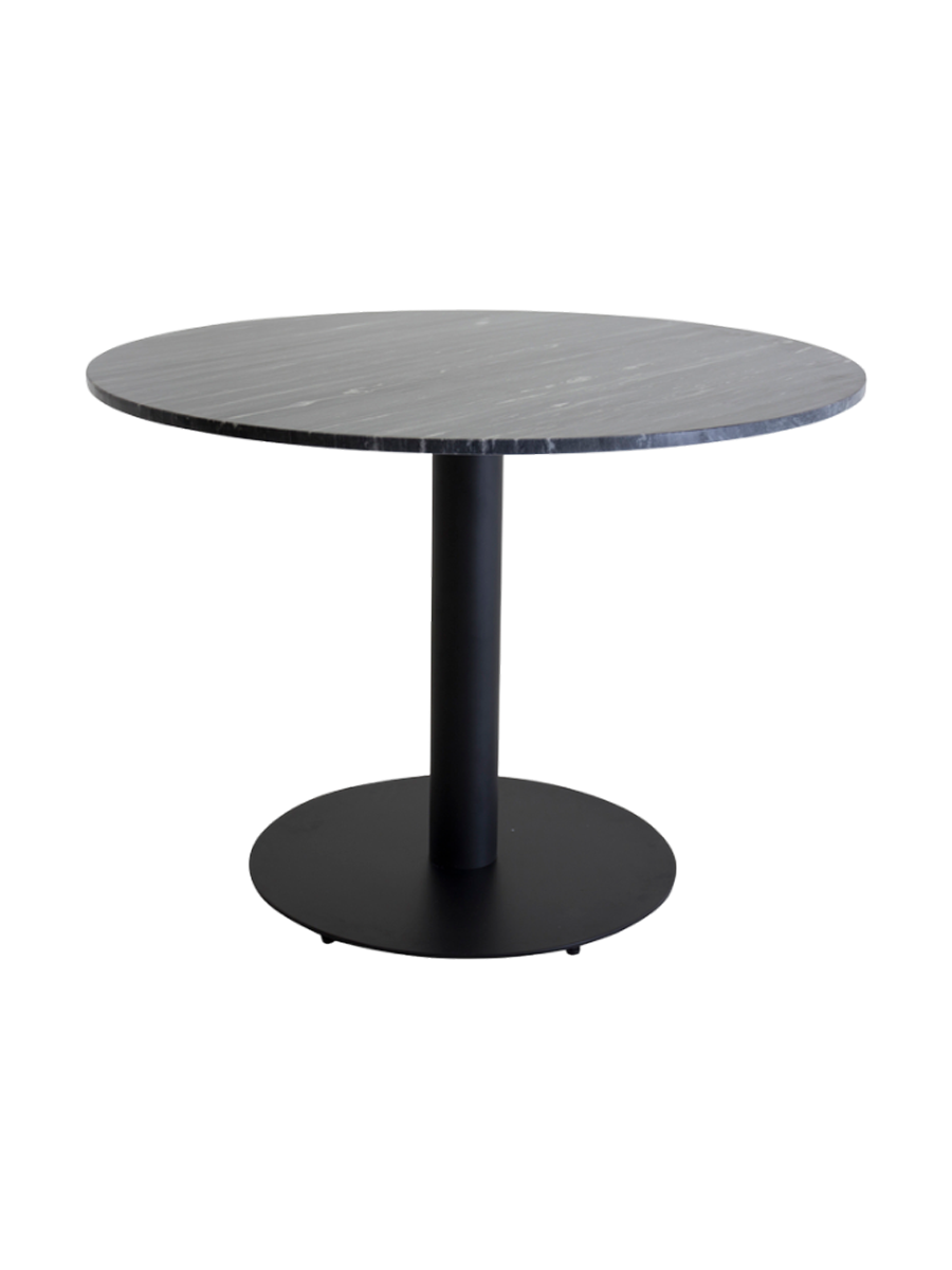 
Tavolo da pranzo rotondo in marmo „Estelle“ - Ø 106 cm - Nero