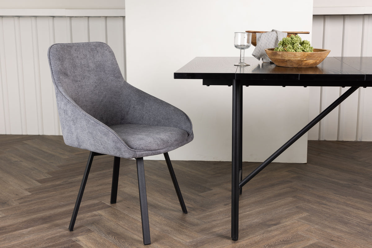 
Sedia da pranzo di design „Rosie“ - Grigio