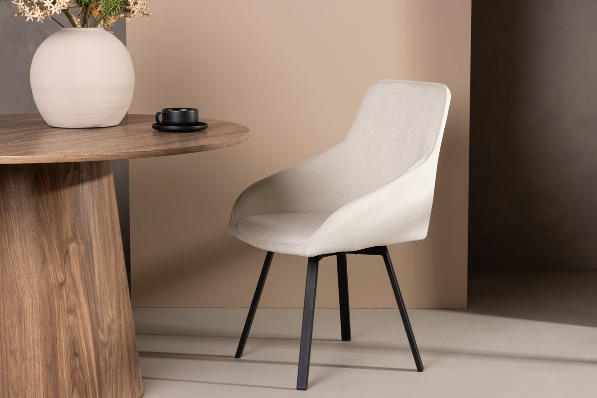 
Sedia da pranzo di design „Rosie“ - Beige Chiaro