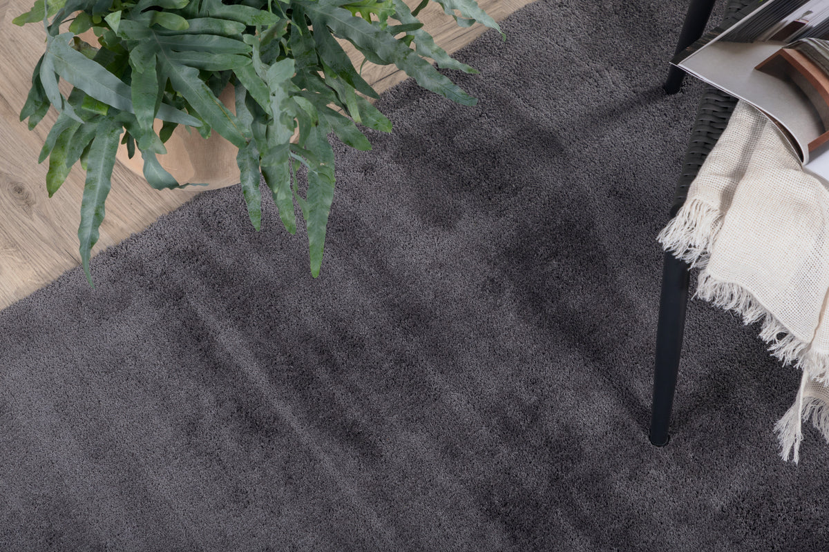 
Designer Rug "Undra", various sizes - Dark grey / 250 x 350 cm