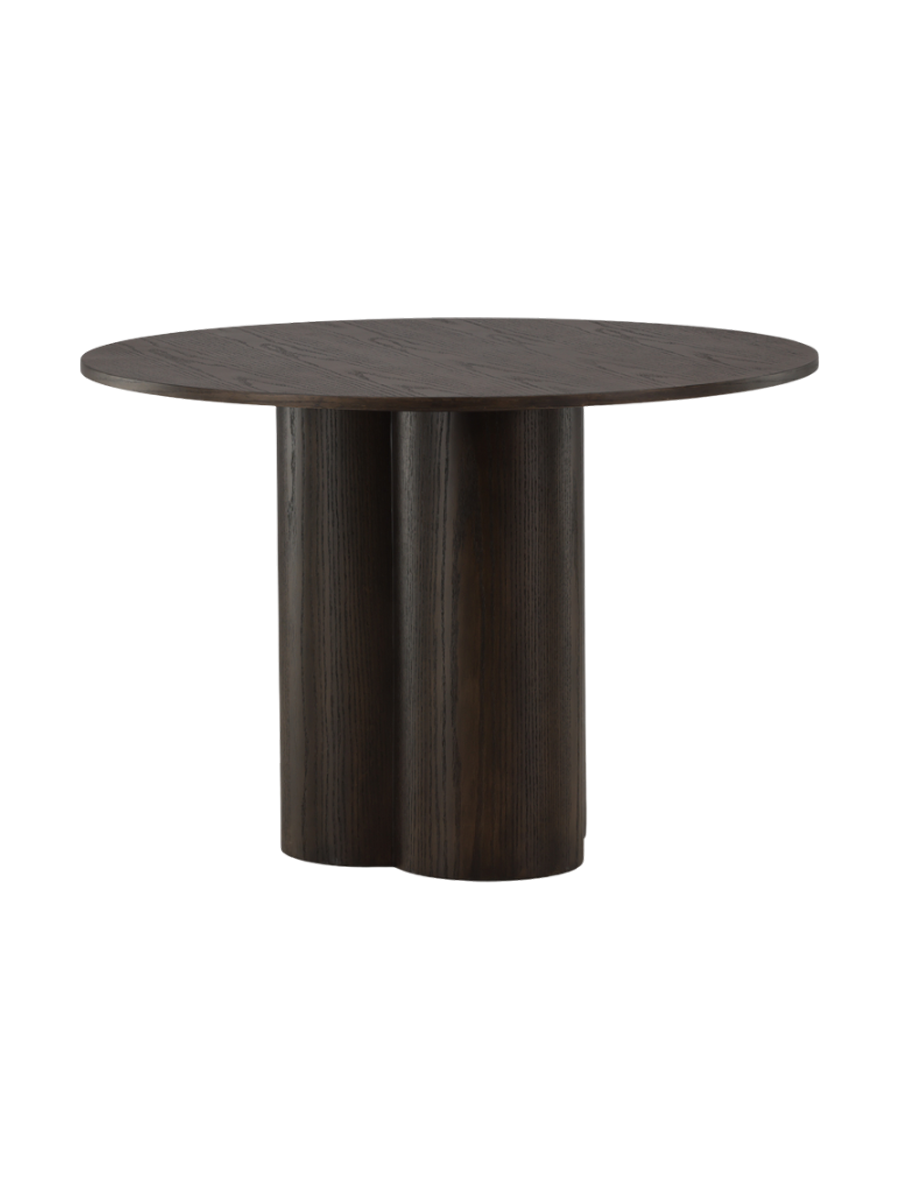 
Round Designer Dining Table "Olivia" Ø 110 cm - Mocha