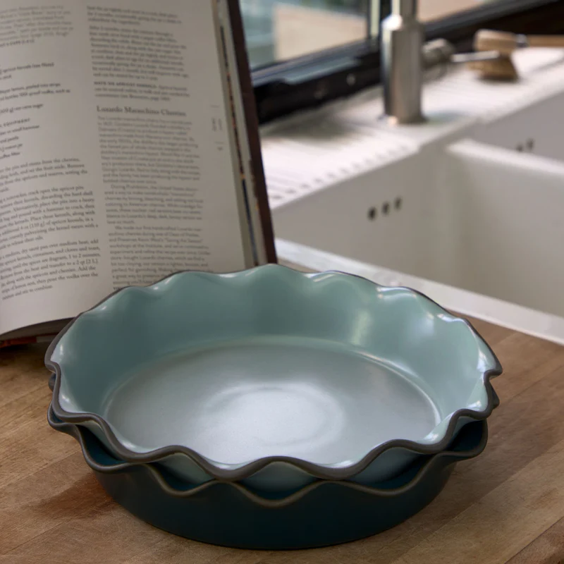 
Handmade "Stacked Organic" Cake Pan - Sky Blue