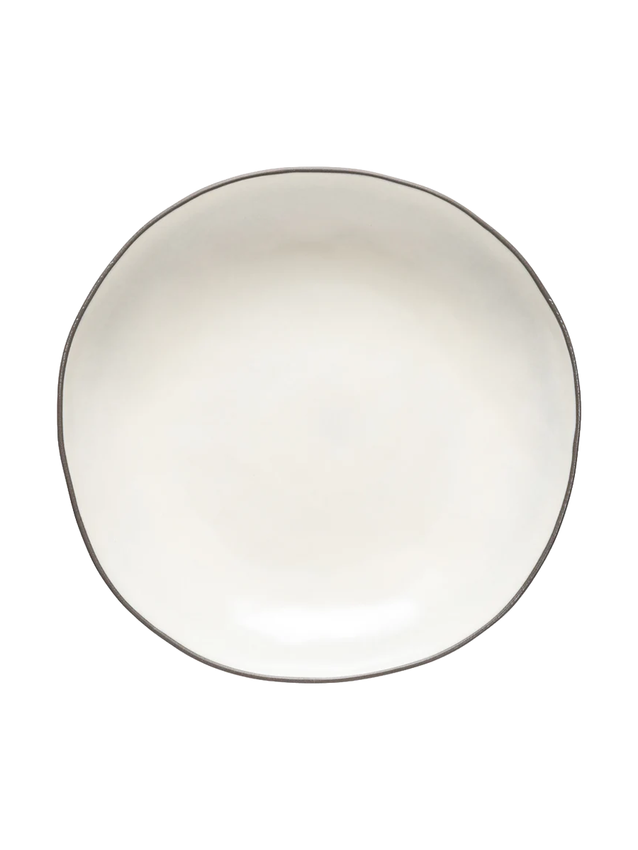 
Handmade "Stacked Organic" Serving Bowl - Salt