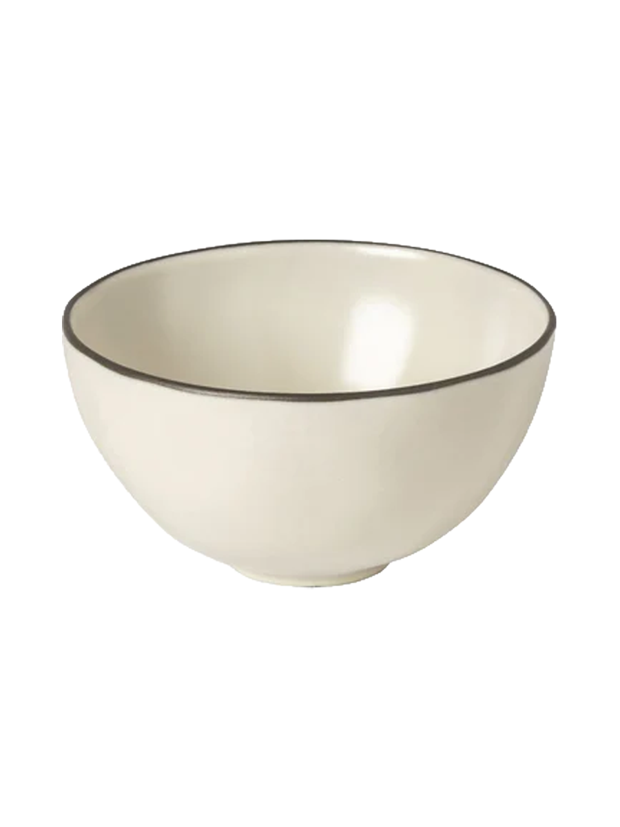 
Handmade Soup & Cereal Bowl "Stacked Organic" - Salt