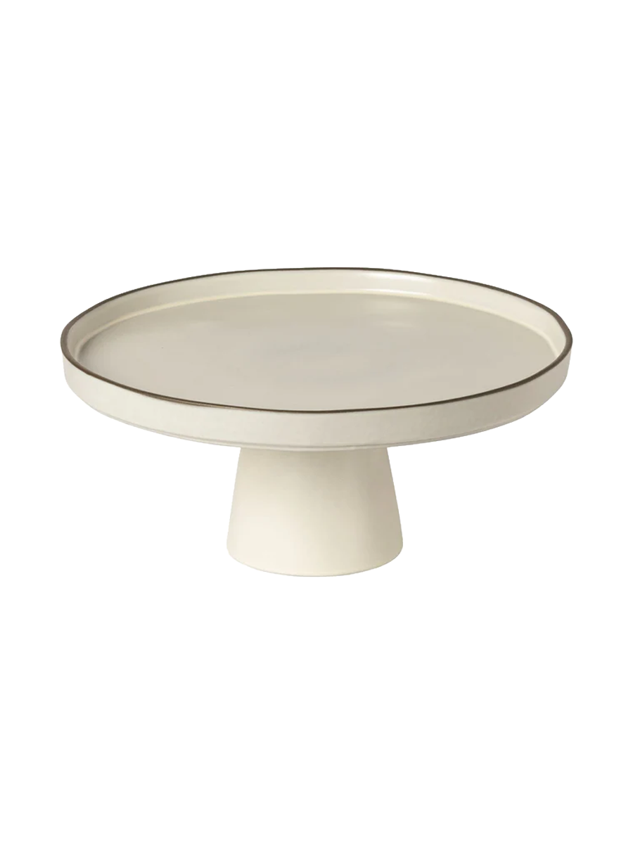 
Handmade Cake Stand "Stacked Organic" - Salt