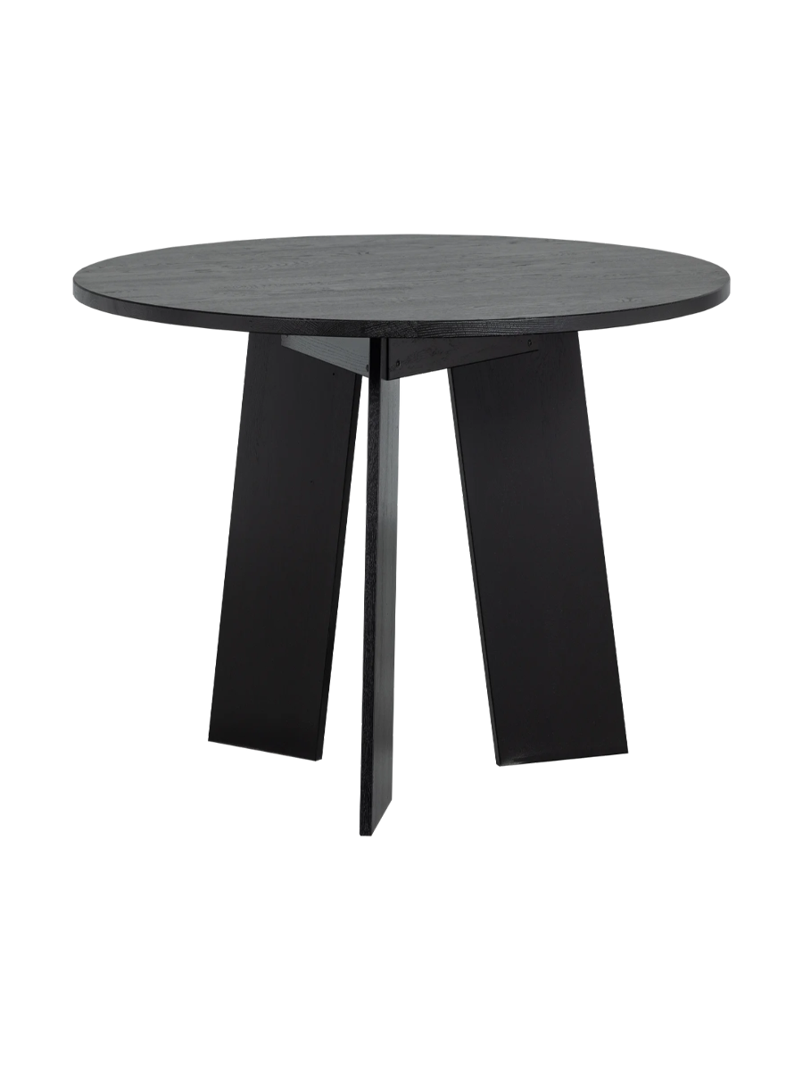 
Solid Round Designer Dining Table "Frieso" Ø 130 cm