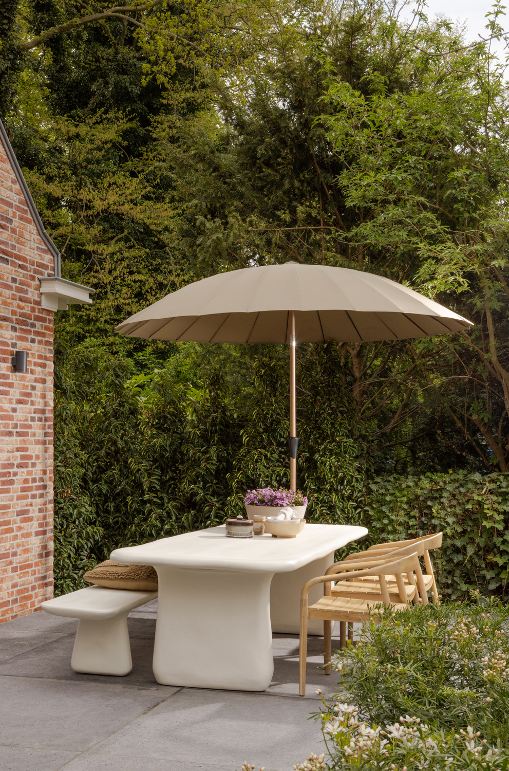 
Banc de jardin design « Loggia », différentes tailles - 227 x 40 cm