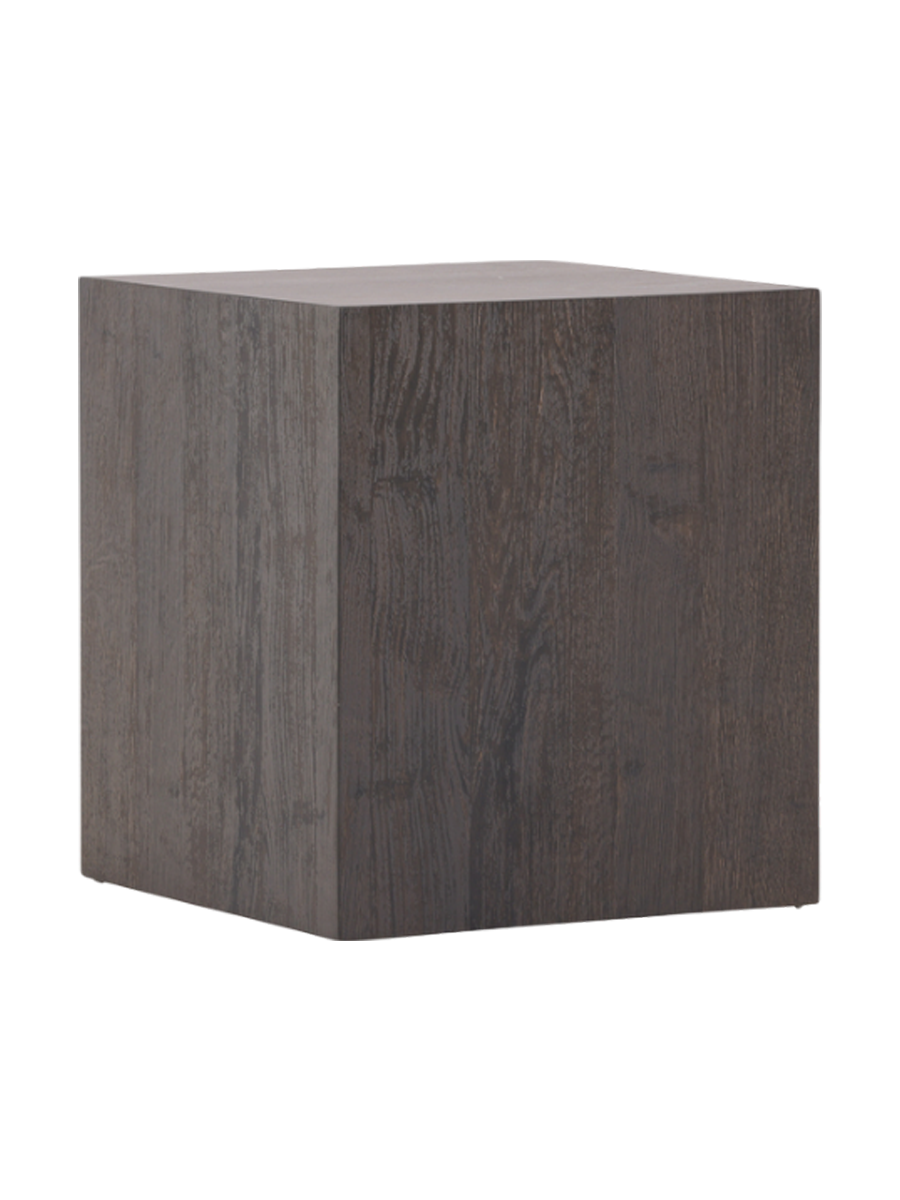 
Designer Side Table "York high" - 40 x 40 cm - Mocha