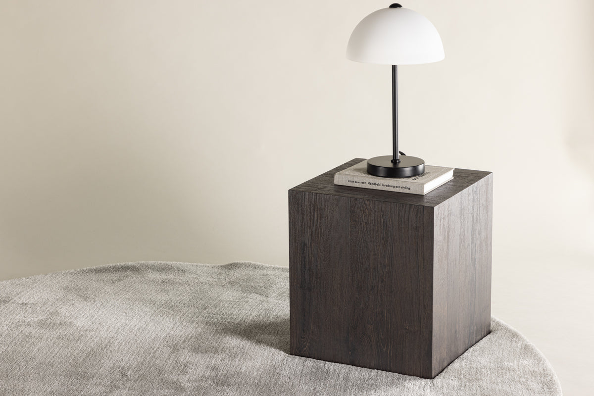 
Designer Side Table "York high" - 40 x 40 cm - Mocha