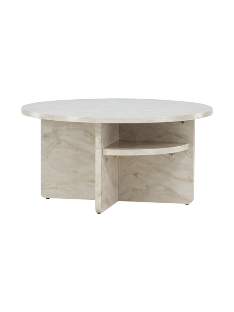 
Tavolino da salotto dal design moderno „Alesund“ Ø 85 cm