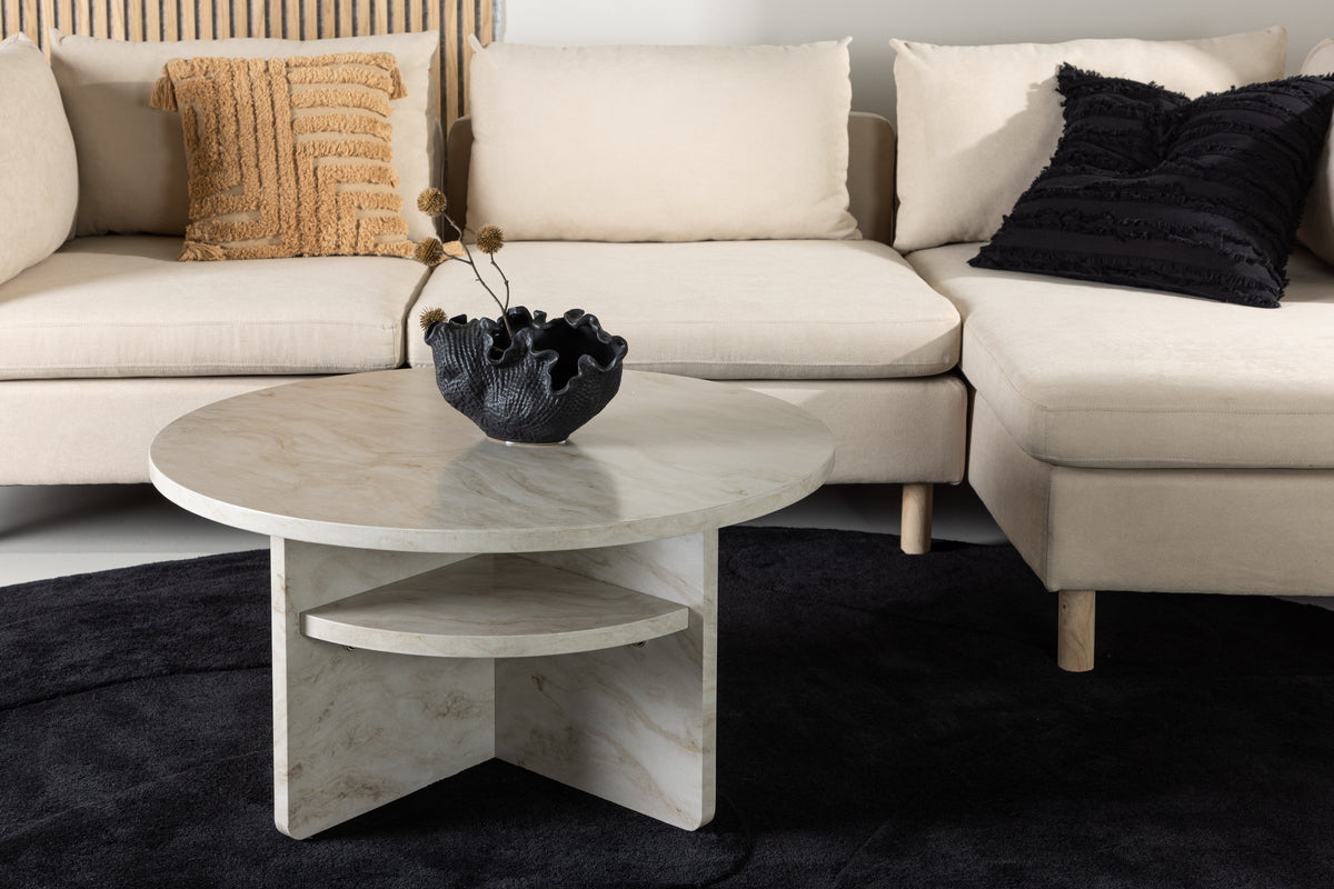
Tavolino da salotto dal design moderno „Alesund“ Ø 85 cm