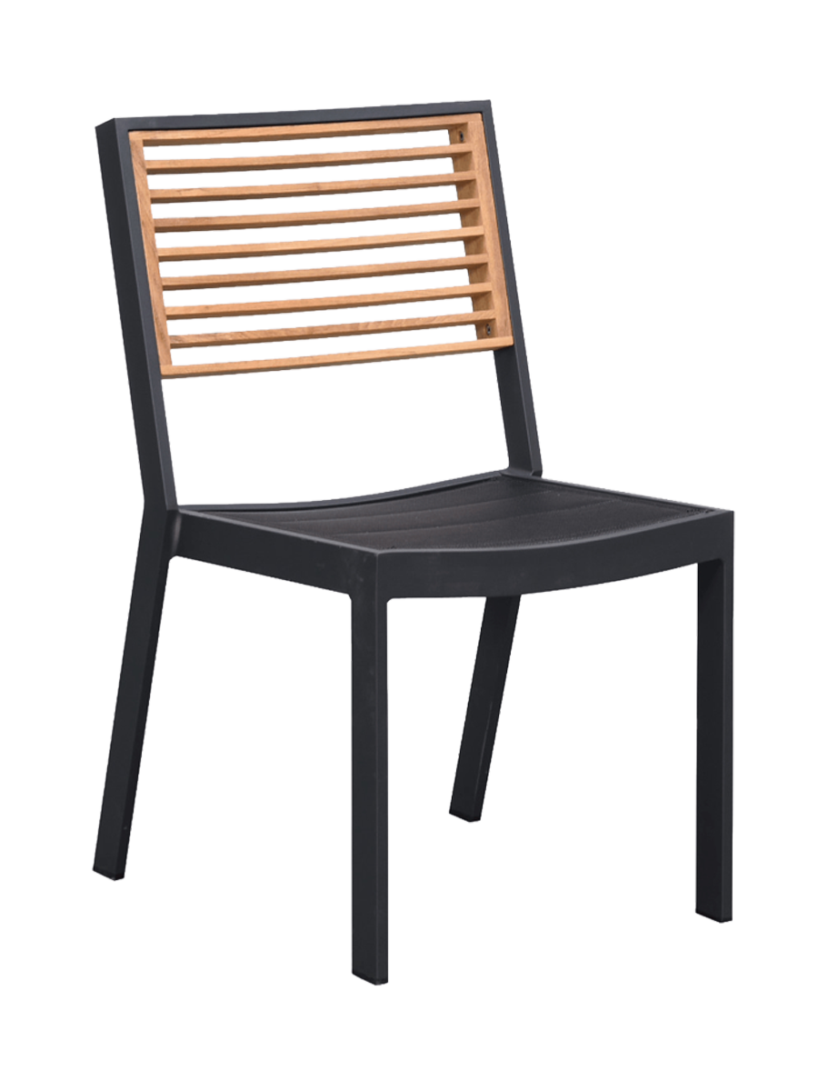 
Premium Outdoor Stuhl „York“ - Schwarz