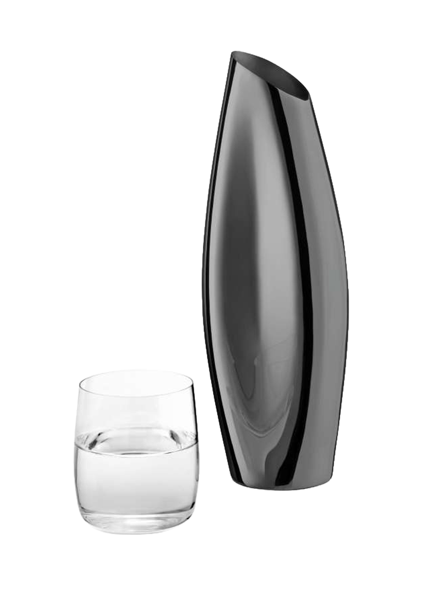 
Design Wasserkaraffe „Julie“ aus poliertem Edelstahl, 1000 ml