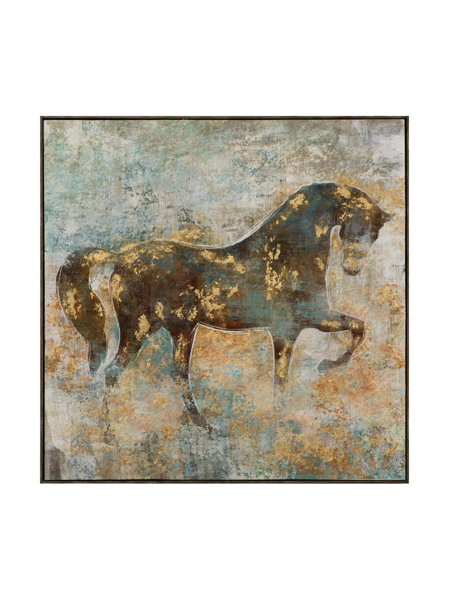 
Handgemaltes Bild „Horse“ 102 x 102 cm