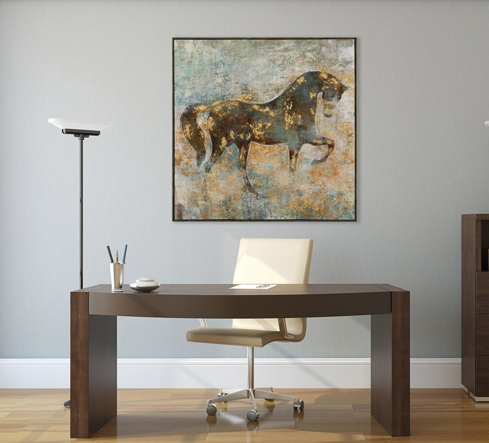 
Handgemaltes Bild „Horse“ 102 x 102 cm