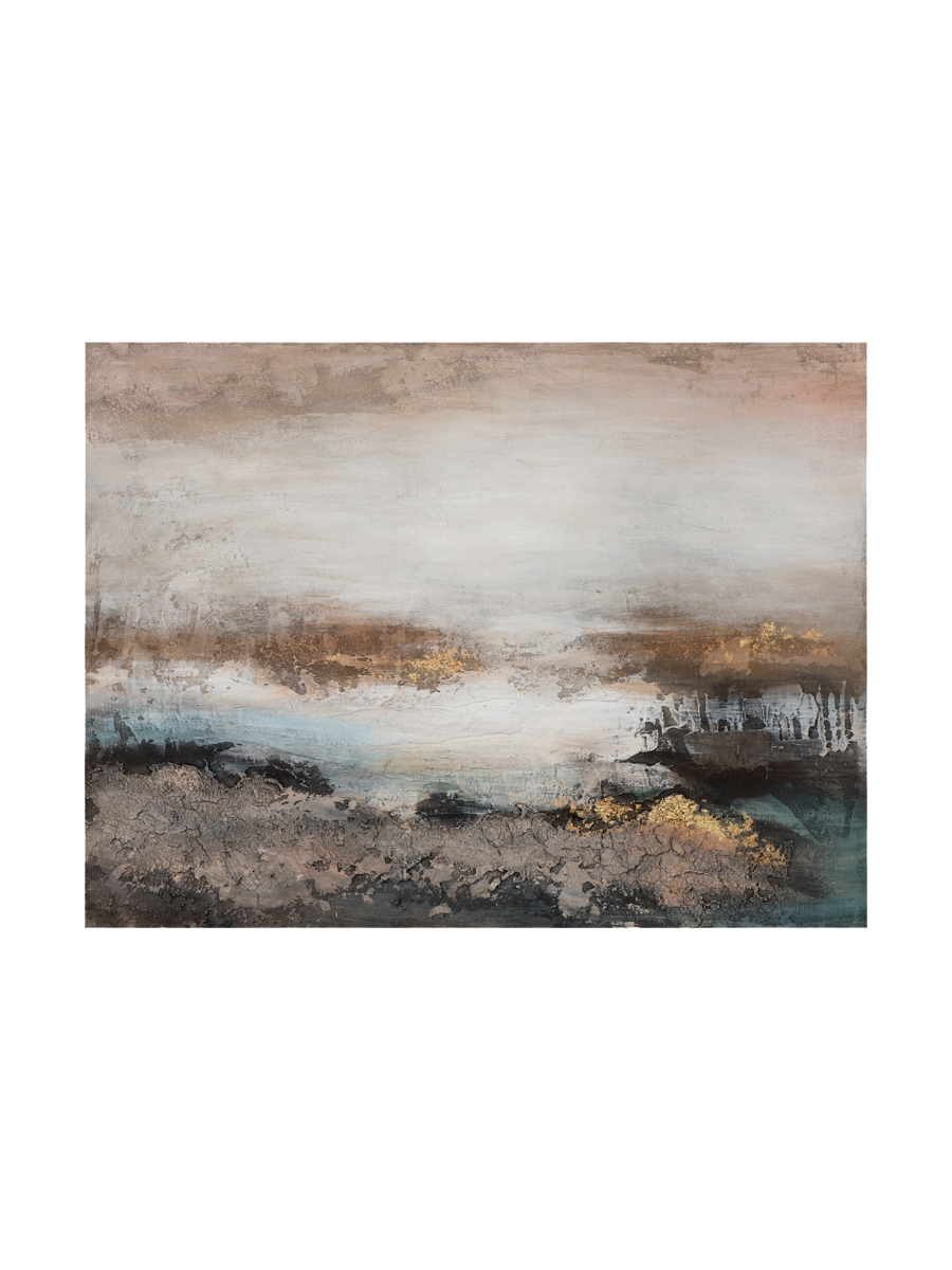 
Handgemaltes Bild „Abstrakt Beige & Black“ 90 x 120 cm