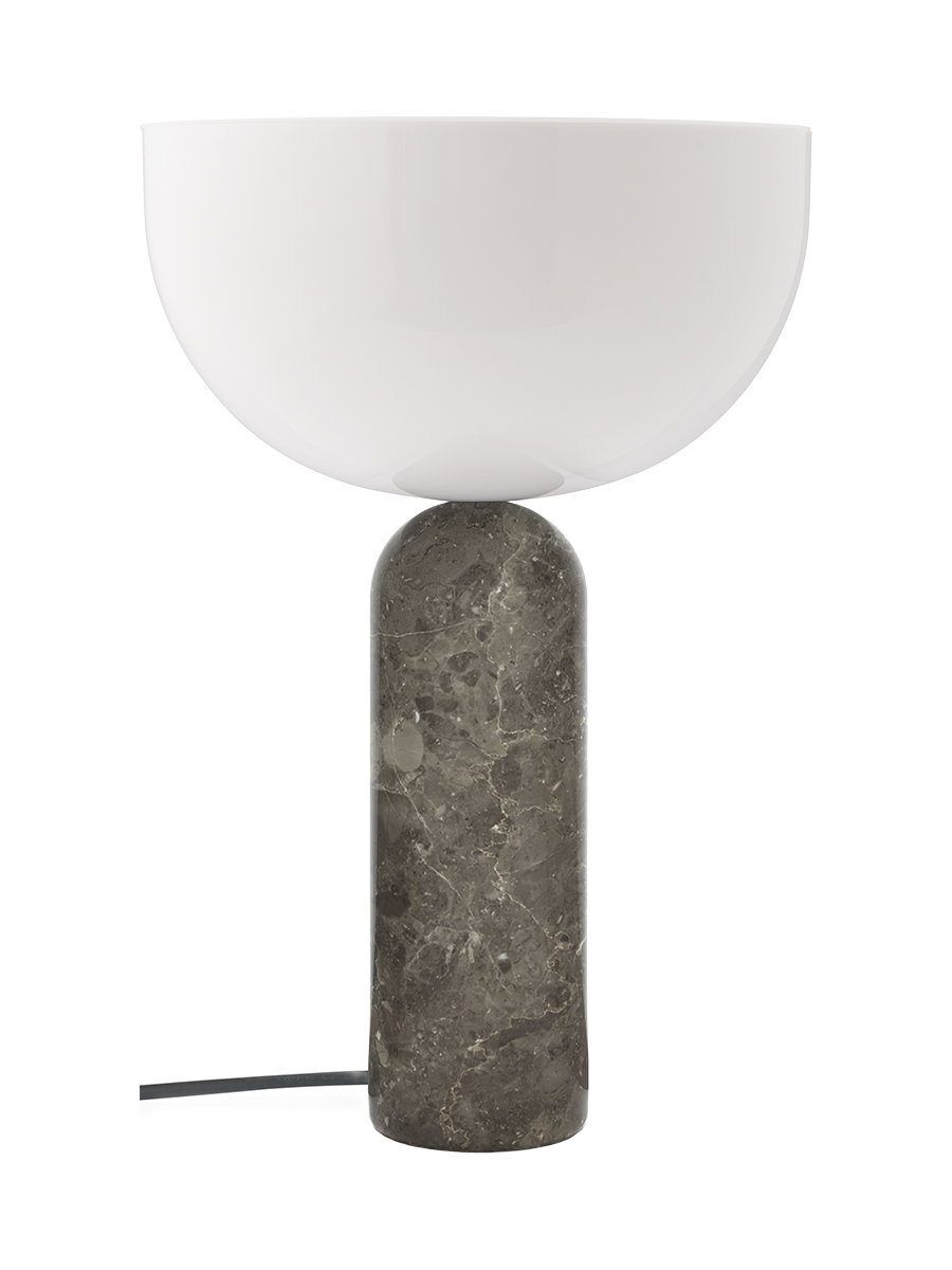 
Lampe de table design élégante en marbre « Kizu », différentes tailles - Gris / Grand