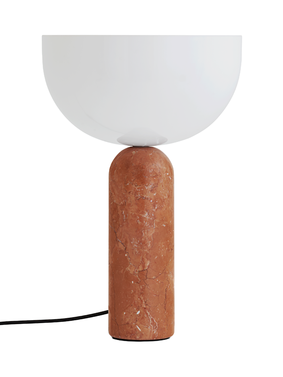 
Lampe de table design élégante en marbre « Kizu », différentes tailles - Marbre Breccia Pernice / Grand