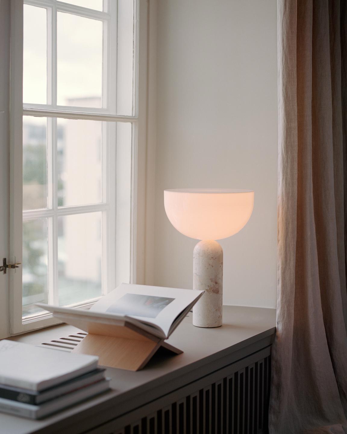 
Lampe de table design élégante en marbre « Kizu », différentes tailles - Marbre Kunis Breccia / Grand