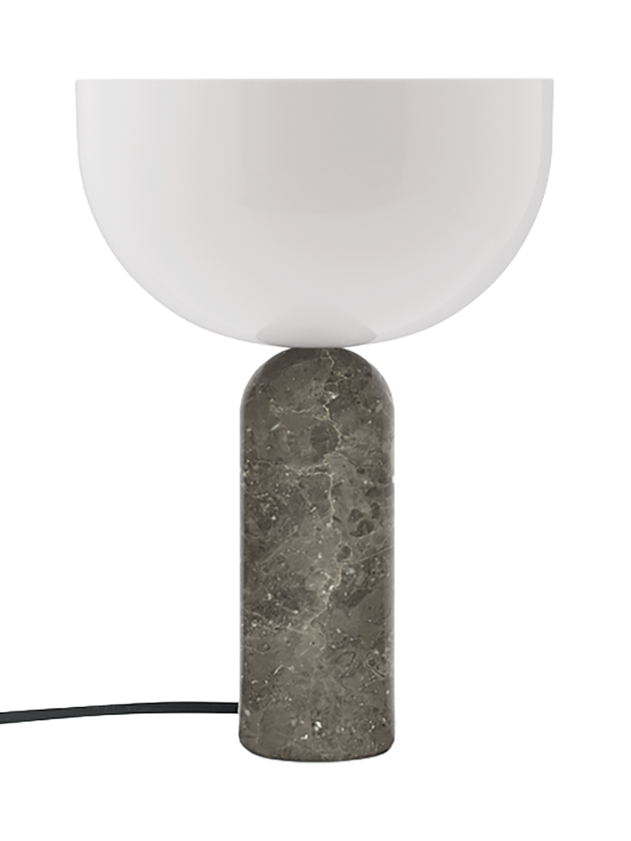 
Lampe de table design élégante en marbre « Kizu », différentes tailles - Gris / Moyen