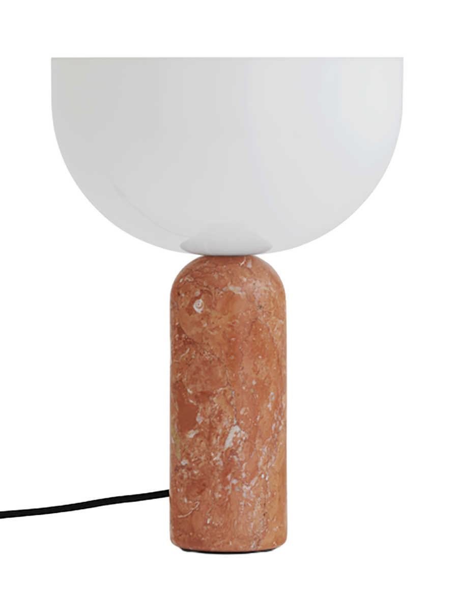 
Lampe de table design élégante en marbre « Kizu », différentes tailles - Brèche Pernice / Moyen