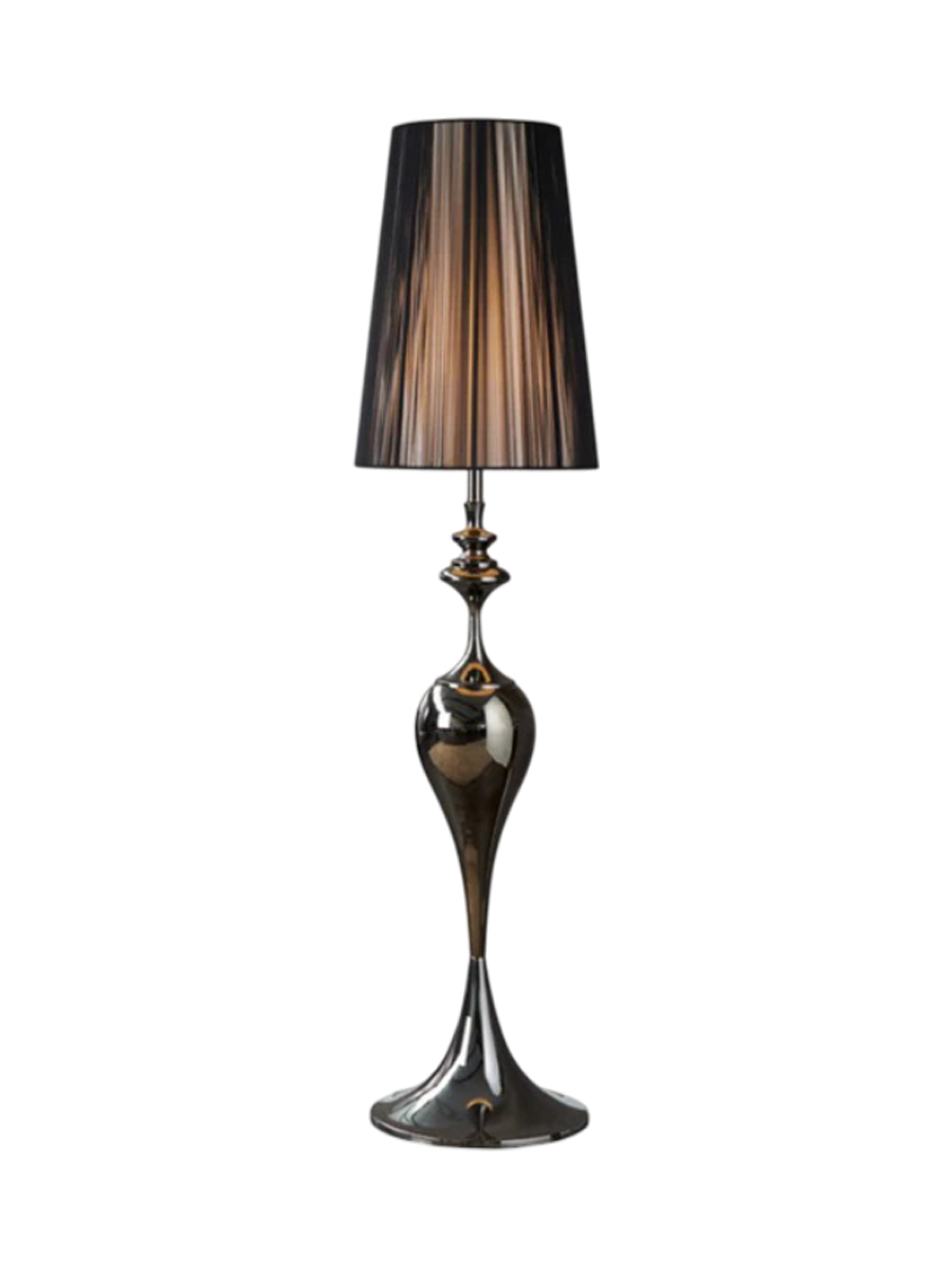 
Lampada da terra di design «Lucie» - Nero