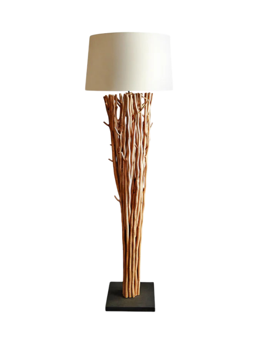 
Handmade Floor Lamp "Elefantis" - Ecru