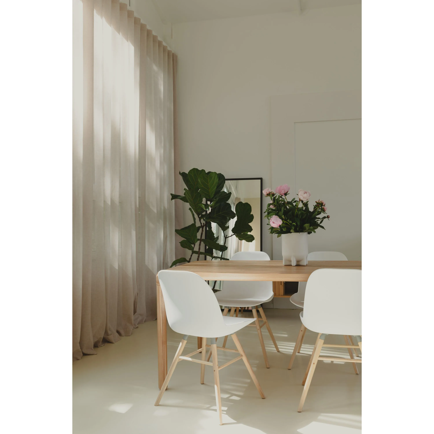 
Design dining table "Storm", various sizes - Natural / 180 x 90 cm
