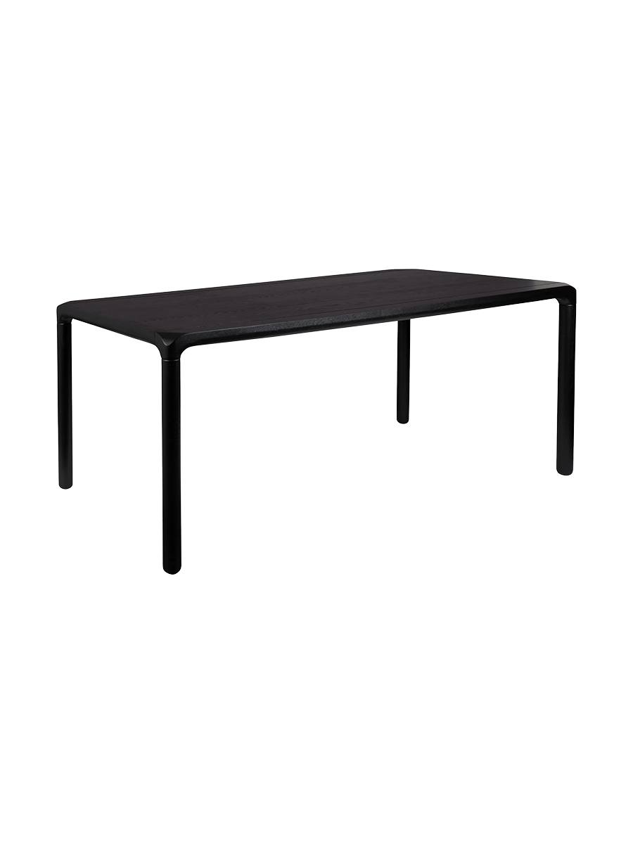 
Design dining table "Storm", various sizes - Black / 220 x 90 cm