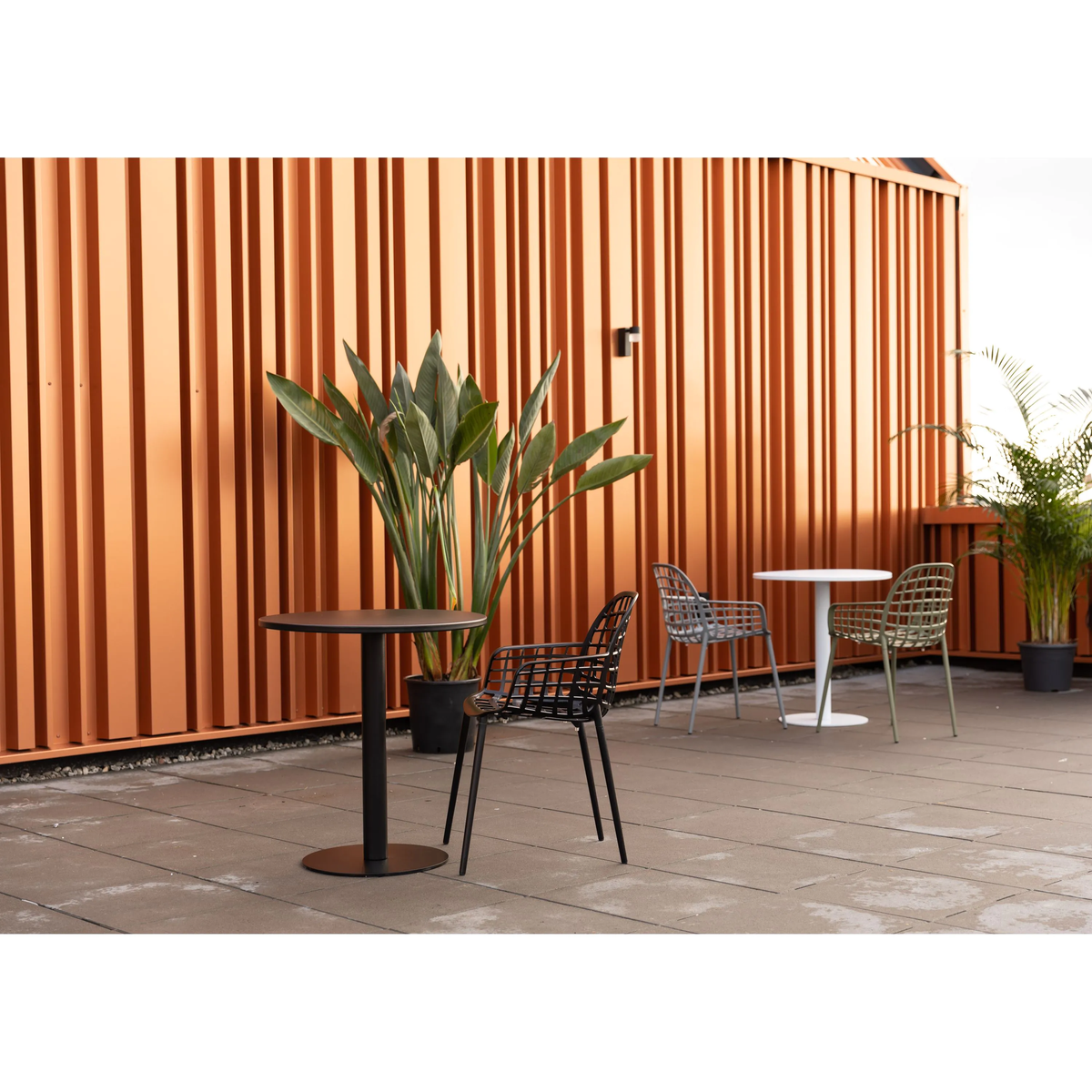 
Outdoor Bistrotisch „Metsu“ Ø 70 cm - Schwarz