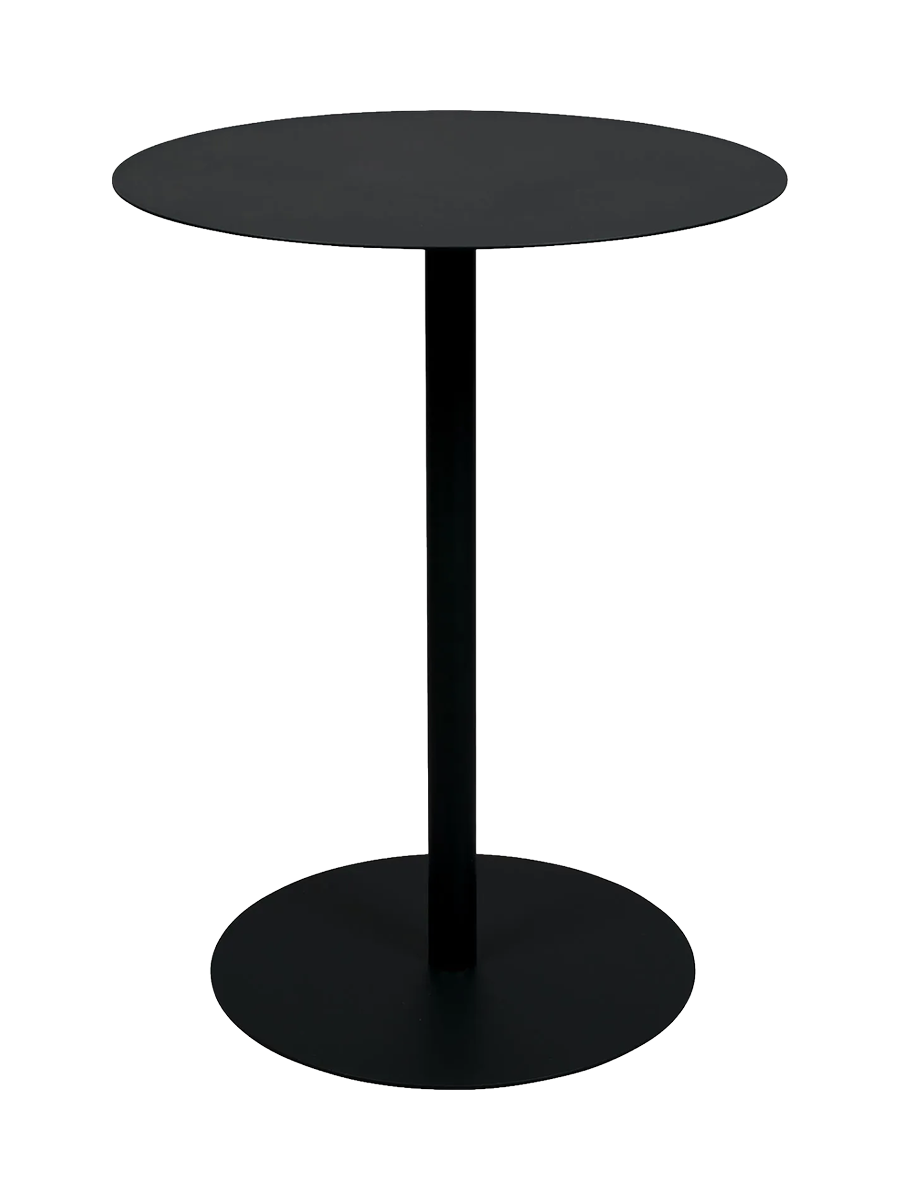 
Table de bistrot intérieure/extérieure « Snow » - Noir