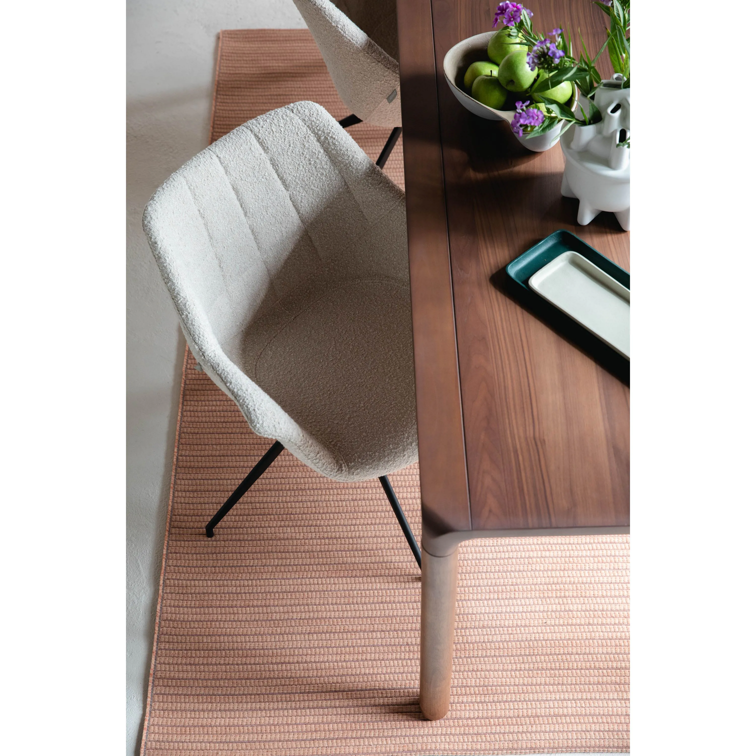 
Design dining table "Storm", various sizes - Nut tree / 220 x 90 cm