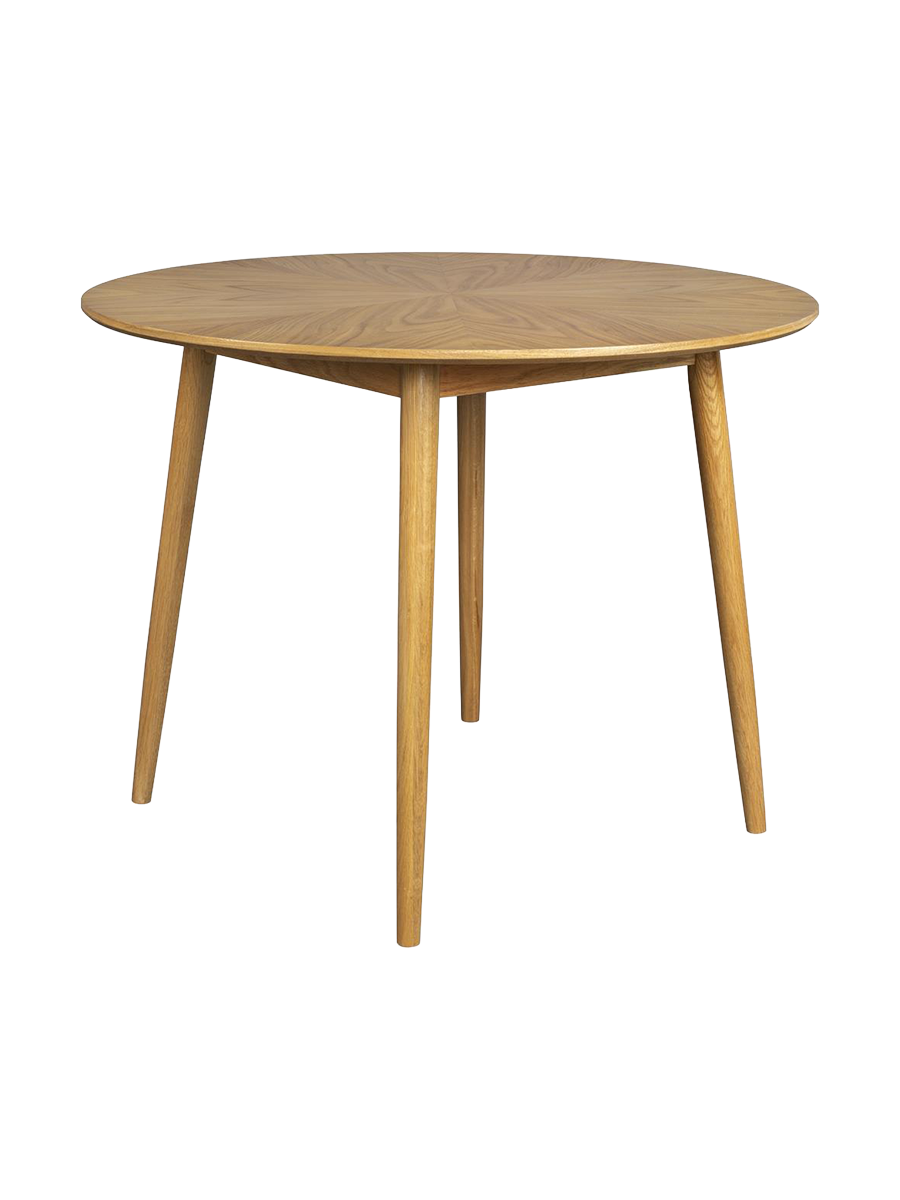 
Tavolo da pranzo rotondo «Fabio» in legno di quercia, diverse misure - Naturale / Ø 100 cm