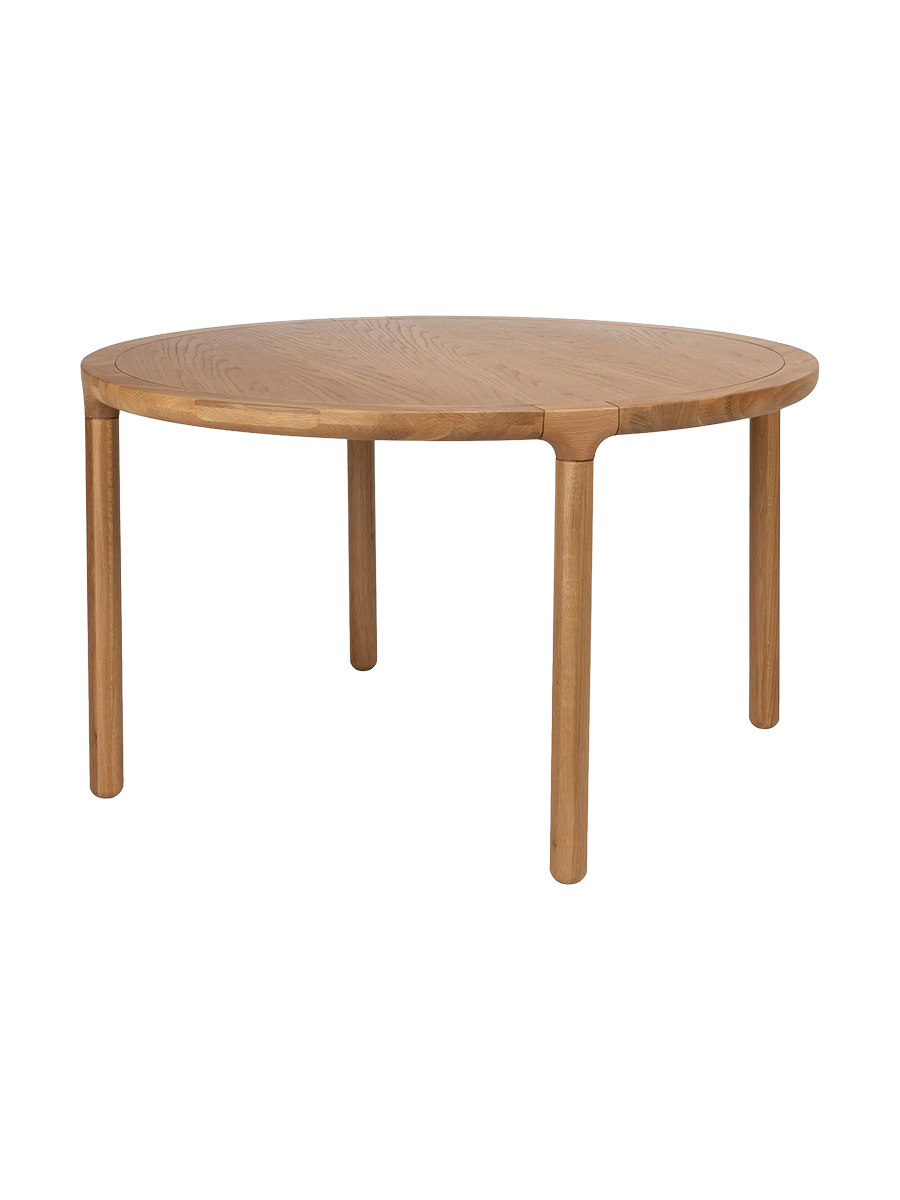 
Round designer dining table "Storm" Ø 128 cm - Natural