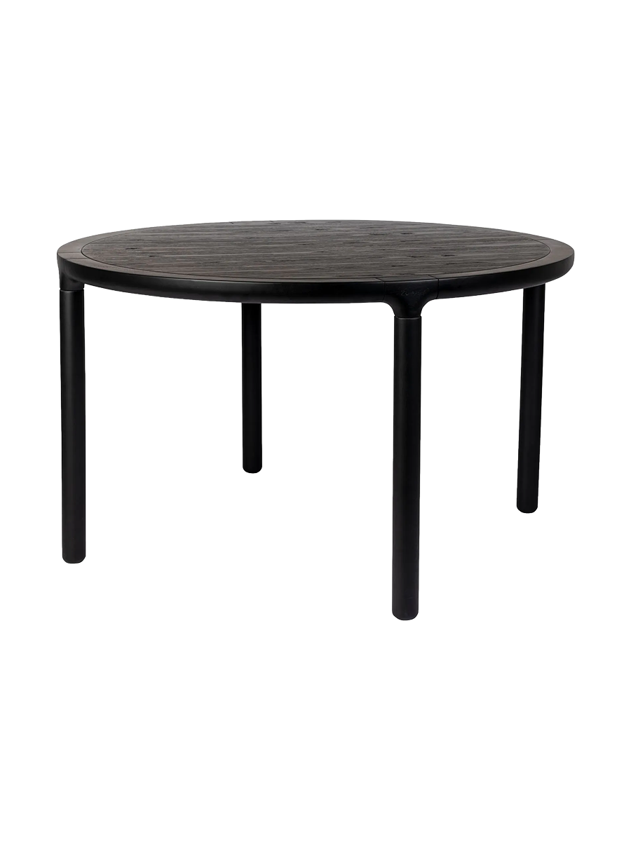 
Round designer dining table "Storm" Ø 128 cm - Black