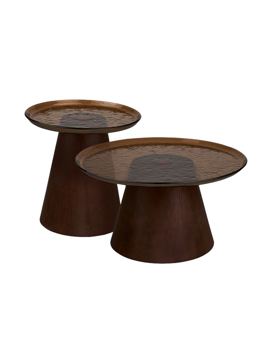 
Set di 2 tavolini da caffè di design «Orvieto»
