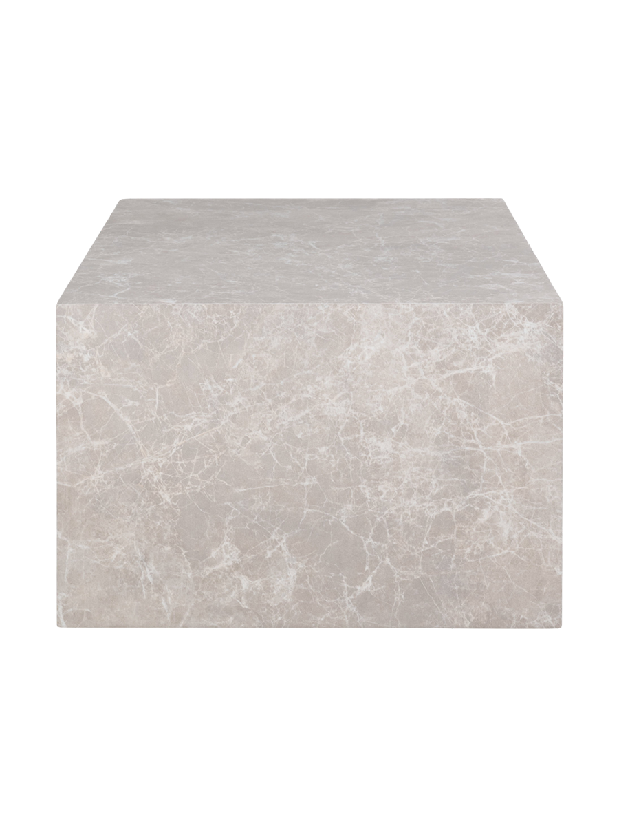 
Tavolino da caffè di design «Praga» - Effetto marmo Beige